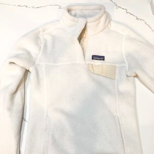 Patagonia Fleece pullover White/Cream Size XS